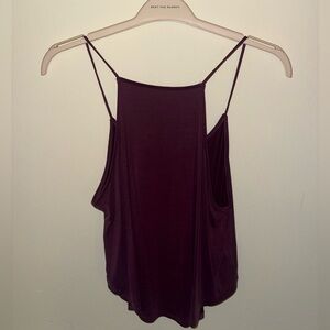 Silence + Noise Deep Purple Camisole